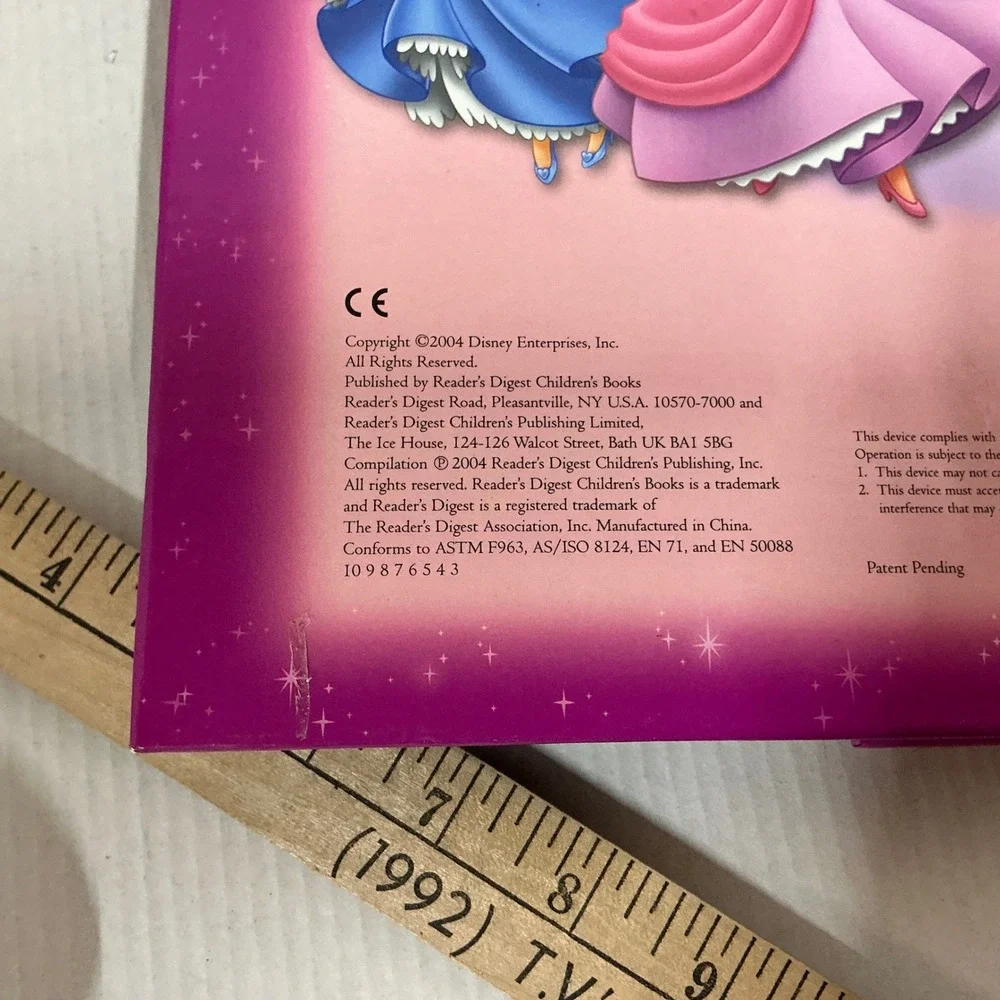 Disney Vintage Music Player Storybook 24 Songs 4 Discs 2004 Princess Stories OS
